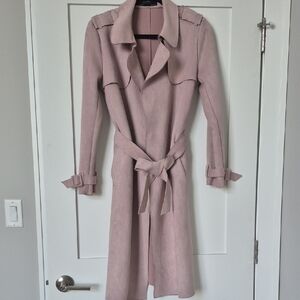 Zara Mauve Trench Coat